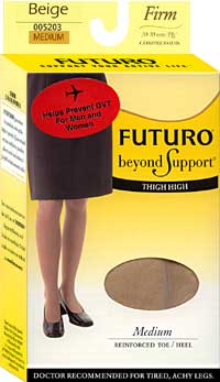 Futuro Therapeutic Support Thigh Highs Reinforced Toe (size 76Kb)