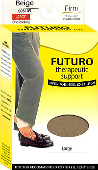 Futuro Therapeutic Support Knee Highs Open Toe/Heel (size 82Kb)
