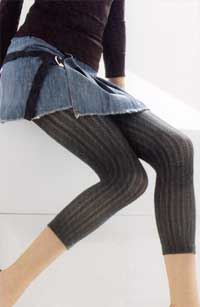 Fashion Pantyhose: Intimidea Legging Treccia/Costa Montana Fashion 70d (size 39Kb)