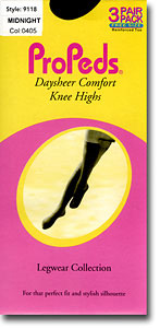 Knee Highs: Propeds Daysheer Comfort Knee-Hi 15d - 3Pr (size 40Kb)