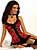 sensual mystique Satin Flower Jacquard Bustier with G-String